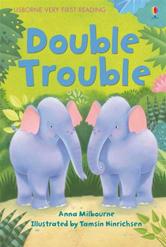 Book cover of Double Trouble by Anna Milbourne, Tamsin Hinrichsen (Illus.)