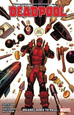 Book cover of Deadpool, Vol. 3: Weasel Goes to Hell by Skottie Young