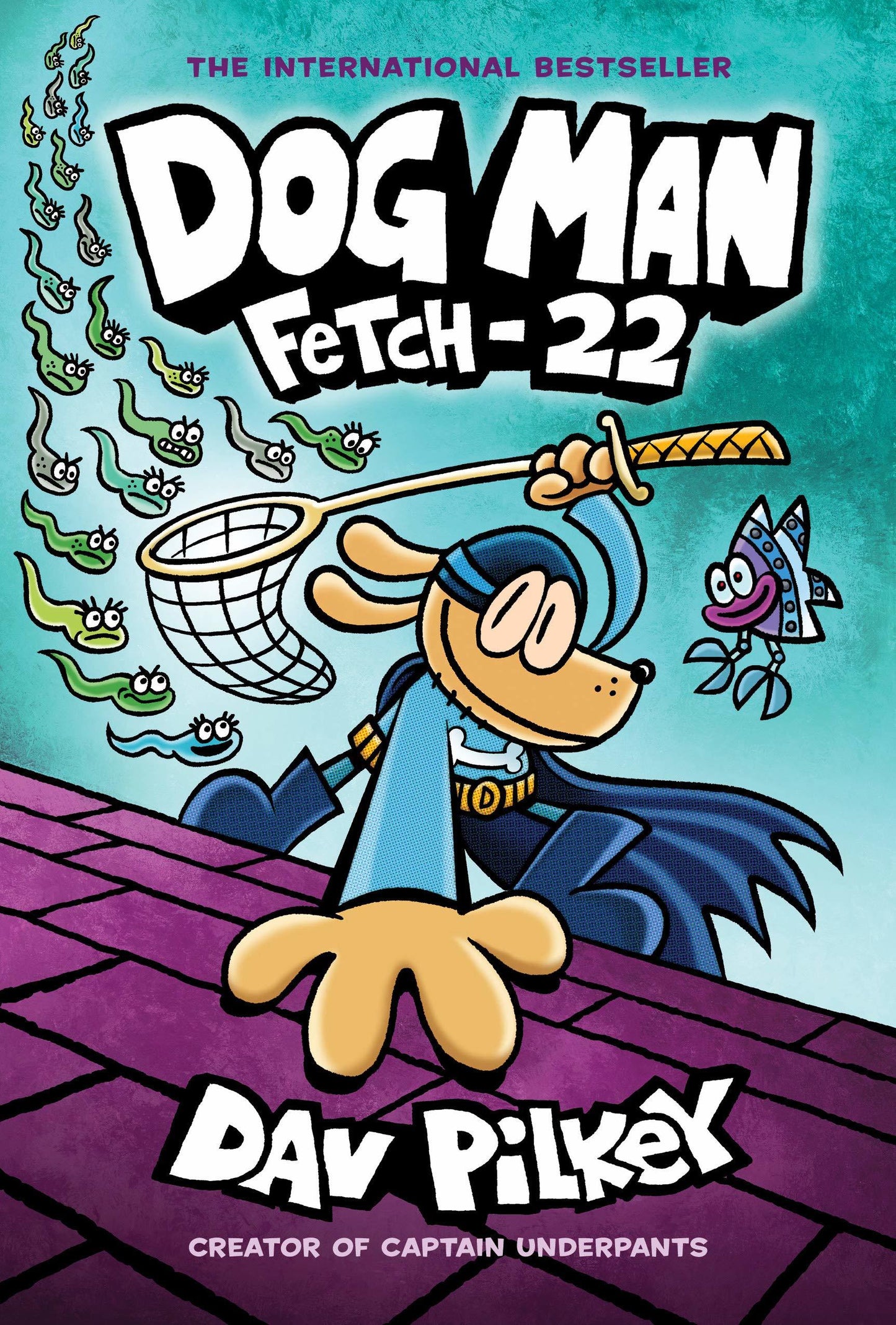 Book cover of Dog Man: Fetch-22 by Dav Pilkey