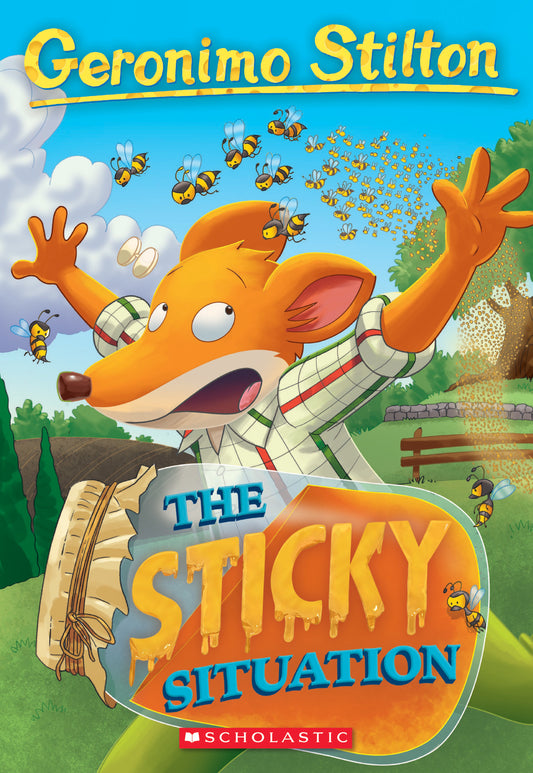 Book cover of The Sticky Situation by Geronimo Stilton