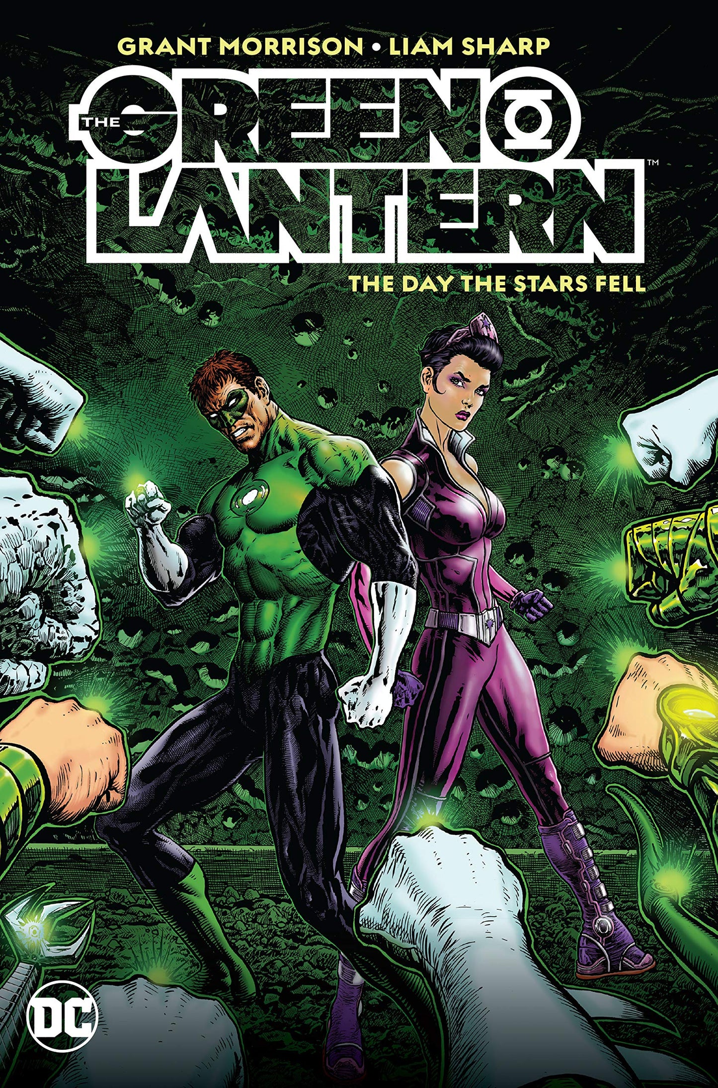 Book cover of The Green Lantern, Vol. 2: The Day the Stars Fell by Grant Morrison, Liam Sharp (Illus.)