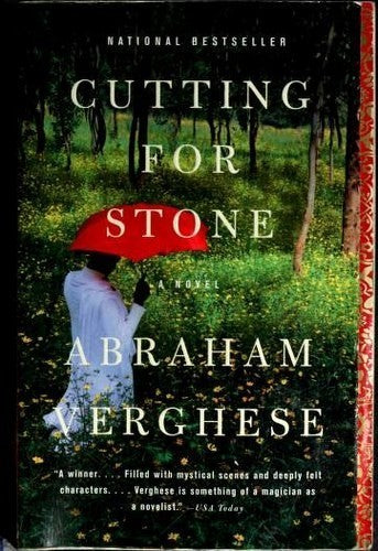 Book cover of Cutting For Stone by Abraham   Verghese