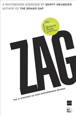 Book cover of Zag: The Number One Strategy of High-Performance Brands by Marty Neumeier