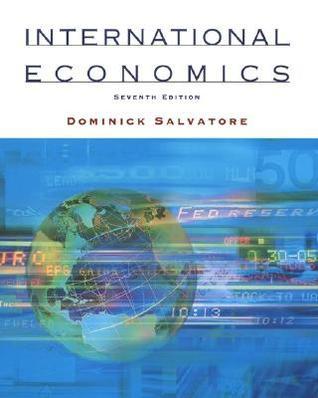 Book cover of International Economics by Dominick Salvatore