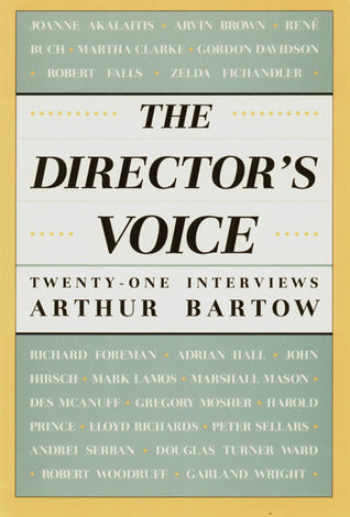 Book cover of The Director's Voice: Twenty-One Interviews by Arthur Bartow