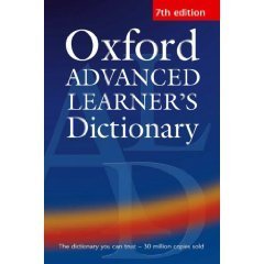 Book cover of Oxford Advanced Learner's Dictionary by A.S. Hornby