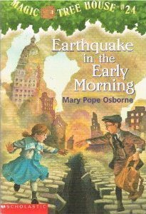 Book cover of Earthquake in the Early Morning by Mary Pope Osborne