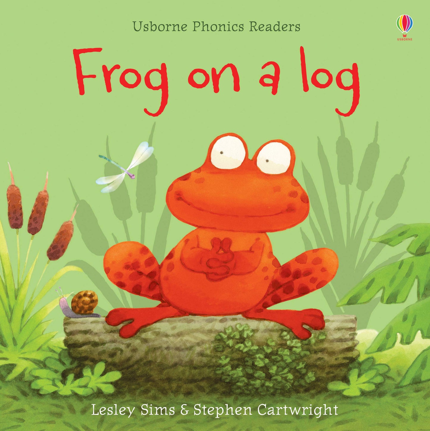 Book cover of Frog on a Log by Russell Punter