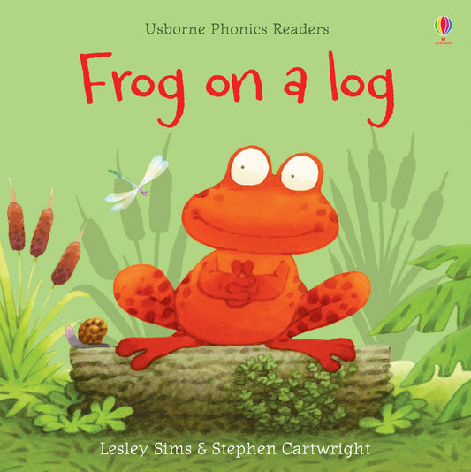 Book cover of Frog on a Log by Russell Punter