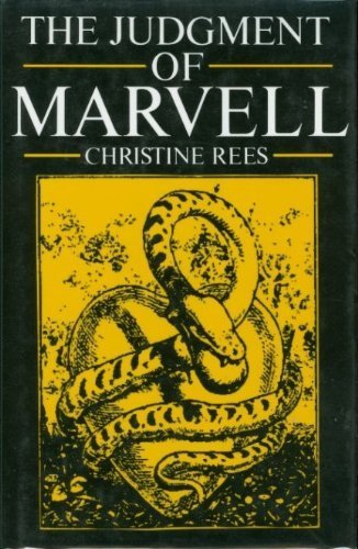 Book cover of Judgement Of Marvell by Christine Rees