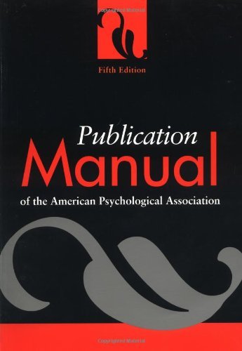 Book cover of Publication Manual Of The American Psychological Association by American Psychological Association