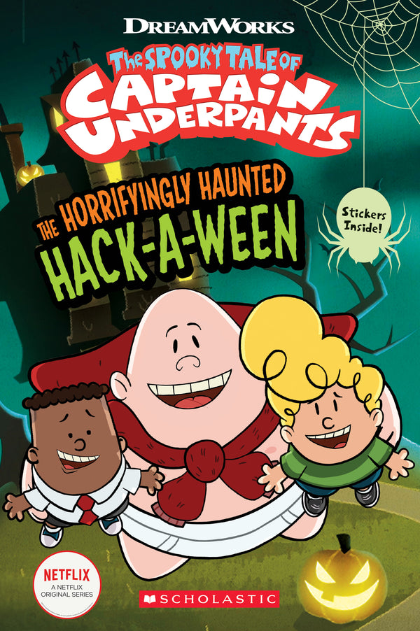 Book cover of The Horrifyingly Haunted Hack-A-Ween by Meredith Rusu (Adapter)