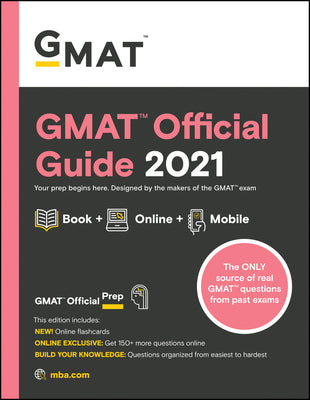 Book cover of Gmat Official Guide 2021: Book + Online + Mobile by GMAC