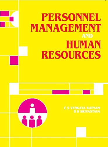 Book cover of Personnel Management And Human Resources by C S Venkataratnam, B.K. Srivastava