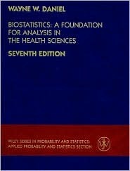 Book cover of Biostatistics: A Foundation For Analysis In The Health Sciences by Wayne W. Daniel