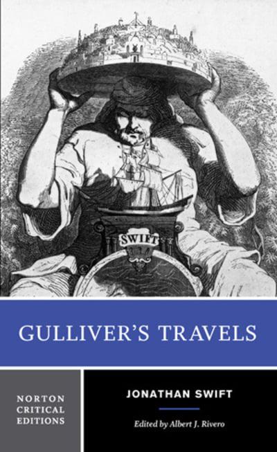 Book cover of Gulliver's Travels by Jonathan Swift, Albert J. Rivero (Ed.)
