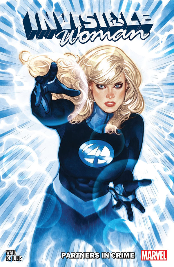 Book cover of Invisible Woman: Partners In Crime by Mark Waid, Mattia de Iulis (Illus.)