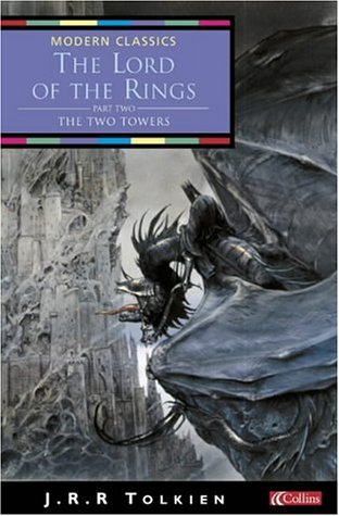 Book cover of The Two Towers by J.R.R. Tolkien