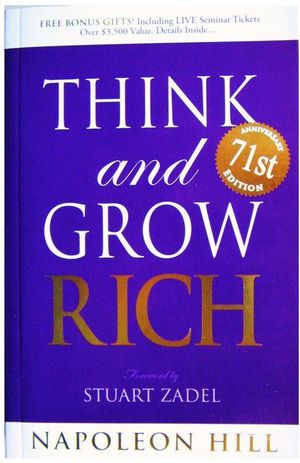 Book cover of Think And Grow Rich by Napoleon Hill