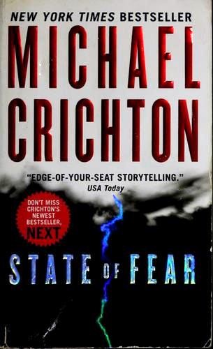 Book cover of State Of Fear by Michael Crichton