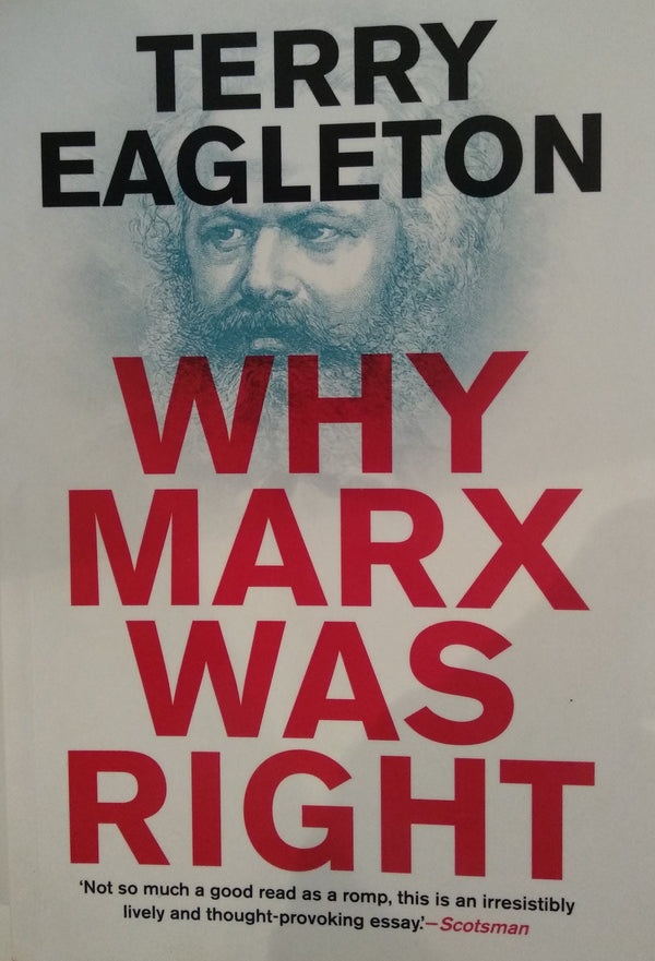 Book cover of Why Marx Was Right by Terry Eagleton