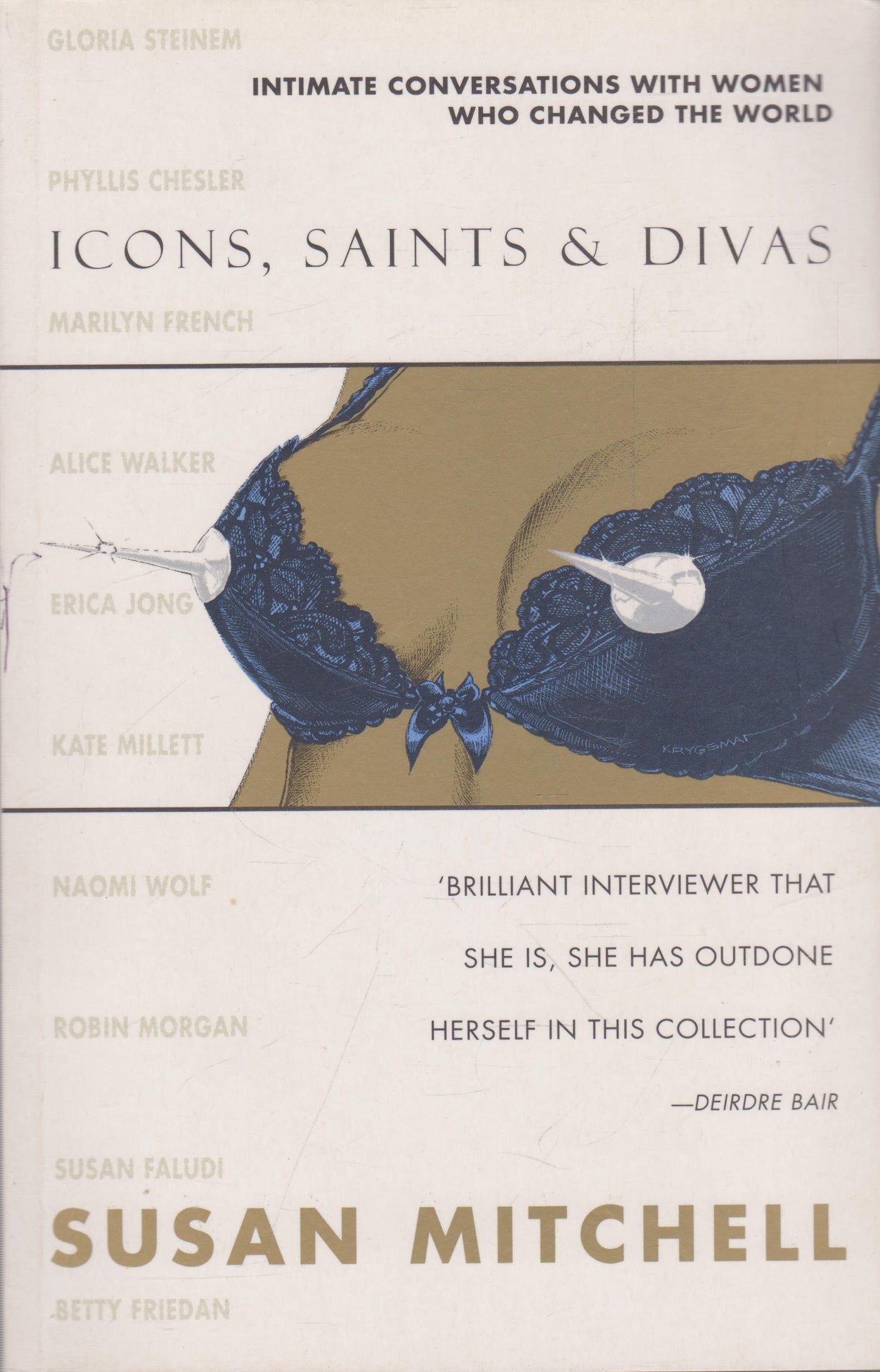 Book cover of Icons, Saints & Divas: Intimate Conversations With Women Who Changed The World by Susan Mitchell