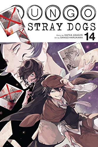 Book cover of Bungo Stray Dogs, Vol. 14 by Kafka Asagiri, Sango Harukawa (Visual Art)