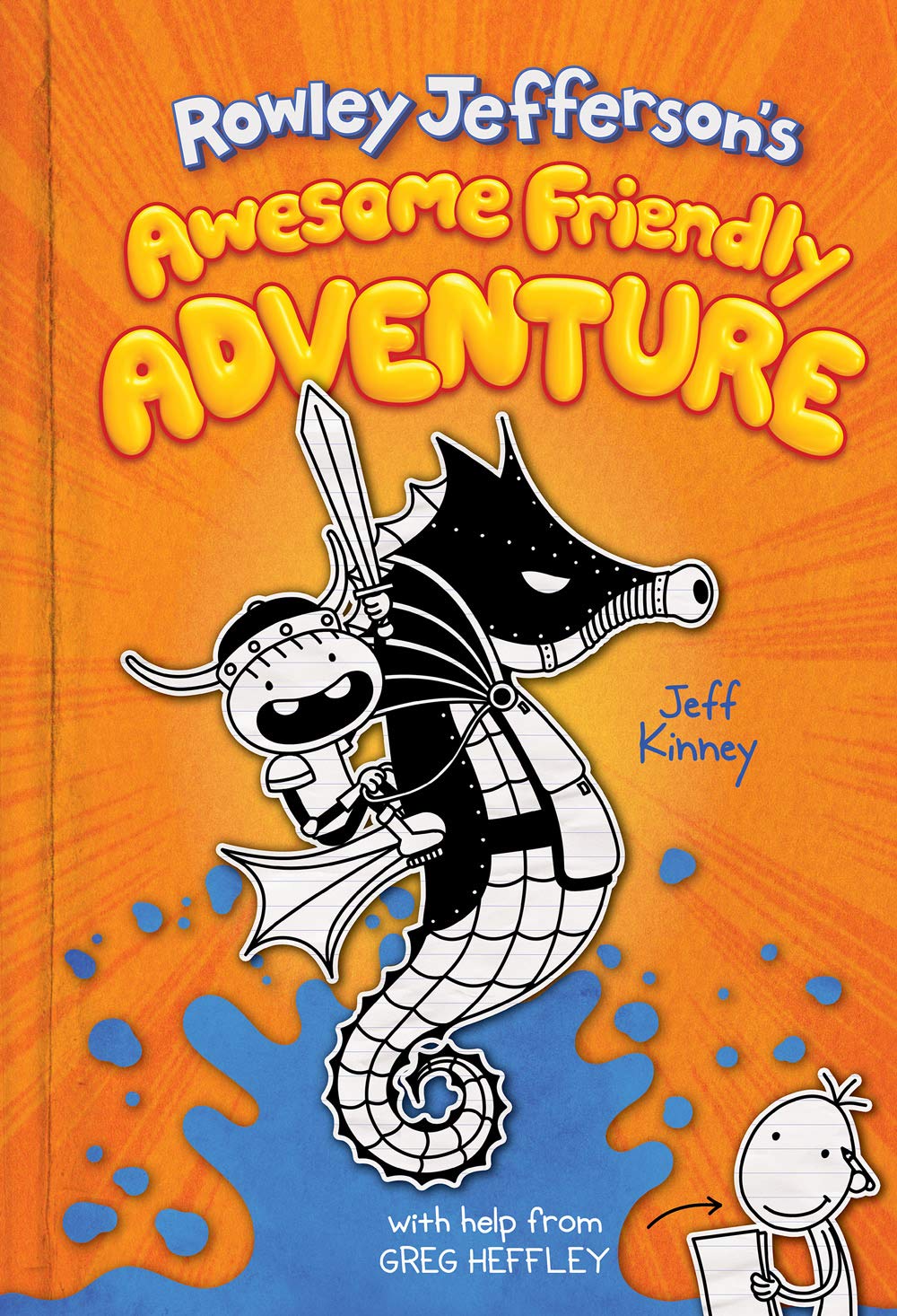 Book cover of Rowley Jefferson'S Awesome Friendly Adventure by KINNEY  JEFF
