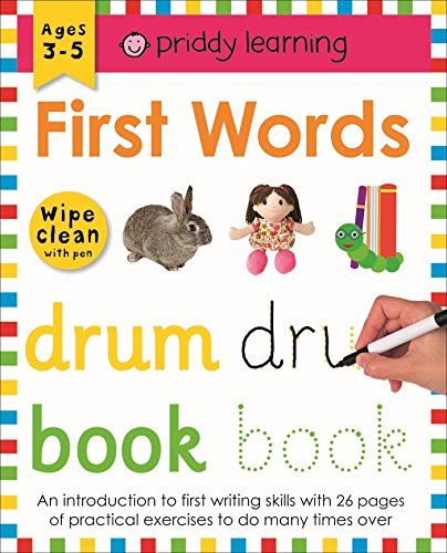 Book cover of First Words: Wipe Clean Workbooks by Roger Priddy