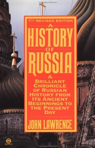 Book cover of A History of Russia by John  Lawrence