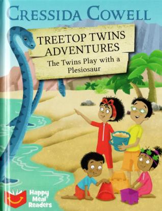 Book cover of The Twins Play With a Plesiosaur by Cressida Cowell