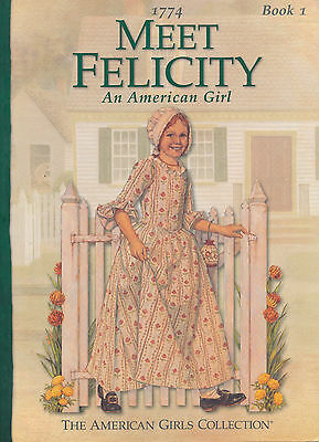 Book cover of Meet Felicity: An American Girl by Valerie Tripp, Dan Andreasen (Illus.), Luann Roberts (Illus.)