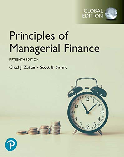 Book cover of Principles Of Managerial Finance, Global Edition by Chad J. Zutter