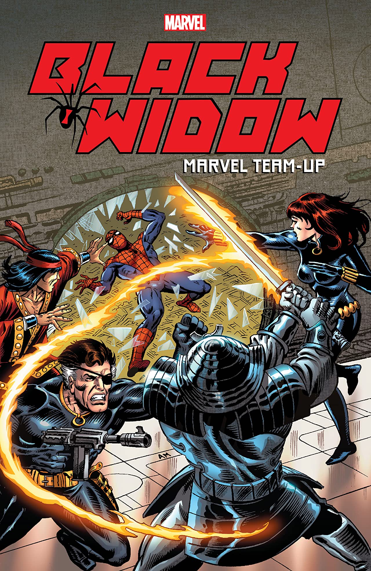 Book cover of Black Widow: Marvel Team-Up by Chris Claremont, Tom DeFalco, Bill Mantlo