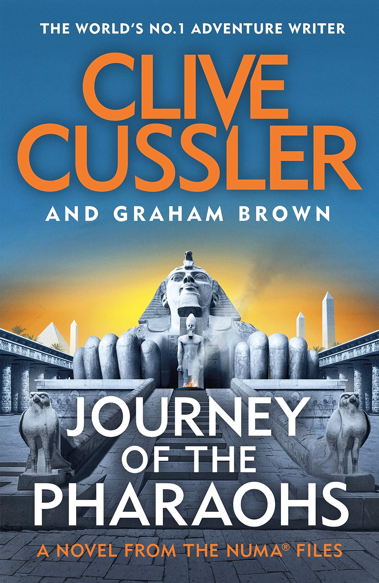 Book cover of Journey Of The Pharaohs by Clive Cussler, Graham  Brown