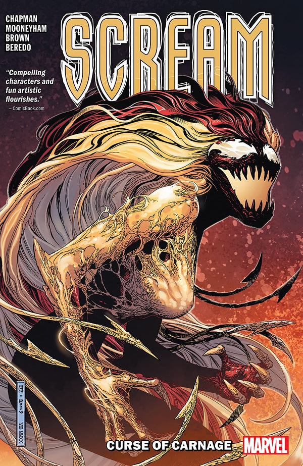 Book cover of Scream, Vol. 1: Curse Of Carnage by Clay McLeod Chapman, Chris Mooneyham (Illus.), Rain Beredo (Color Artist), Cory Petit (Letterer), Gary Brown (Illus.)