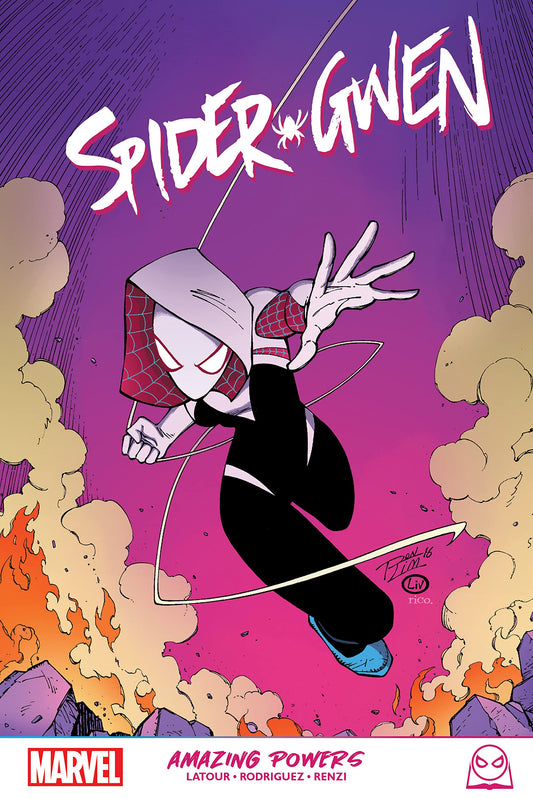 Book cover of Spider-Gwen: Amazing Powers by Jason Latour, Tom    Taylor