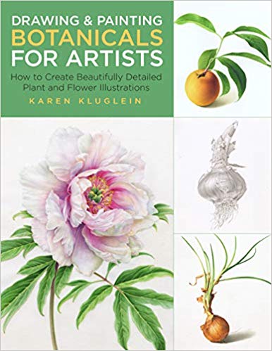 Book cover of Drawing And Painting Botanicals For Artists: How To Create Beautifully Detailed Plant And Flower Illustrations by Karen Kluglein