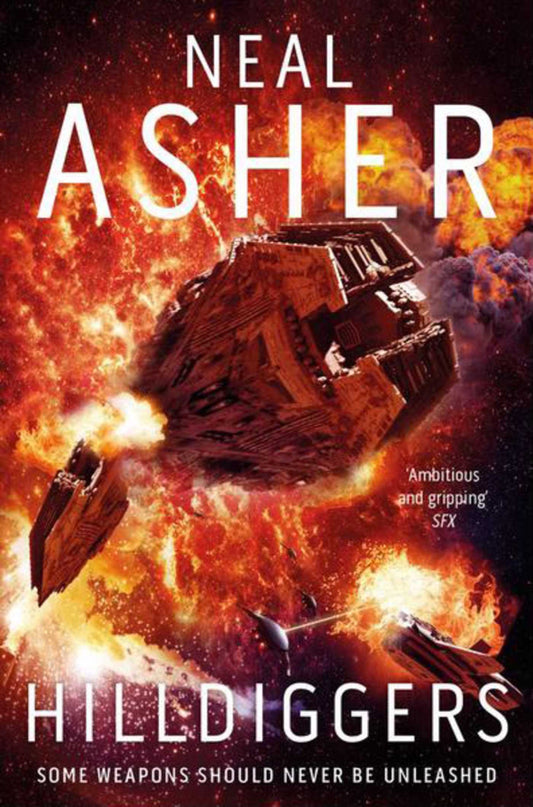 Book cover of Hilldiggers by Neal Asher