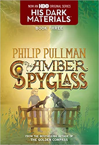 Book cover of The Amber Spyglass by Philip Pullman