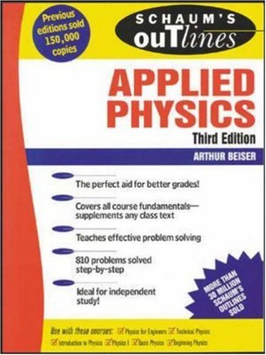Book cover of Schaum's Outline Of Applied Physics, 4th Ed. by Arthur Beiser