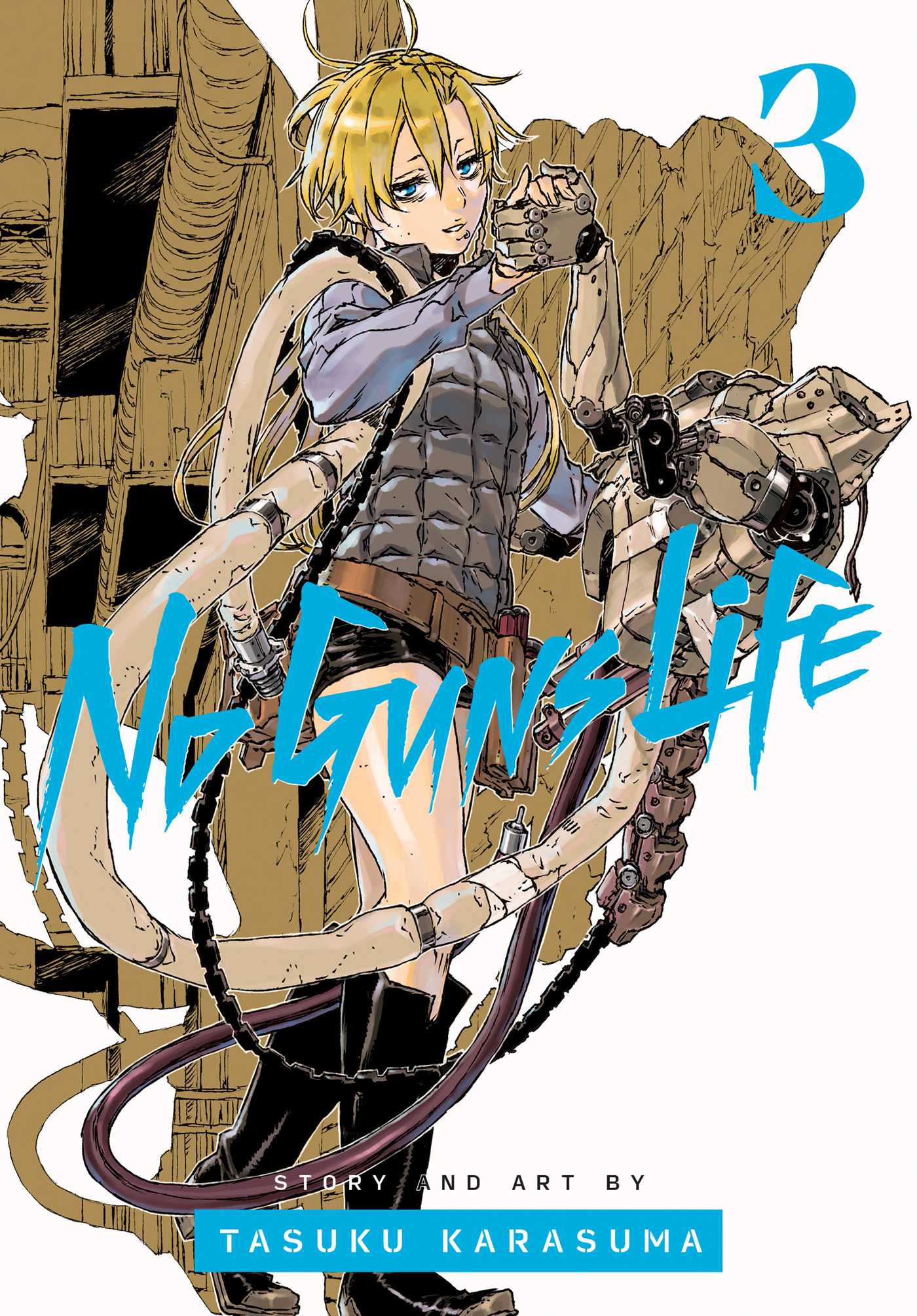 Book cover of No Guns Life, Vol. 3 by Tasuku Karasuma