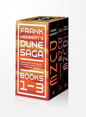 Book cover of Frank Herbert'S Dune Saga 3-Book Boxed Set: Dune, Dune Messiah, And Children Of Dune by Frank Herbert