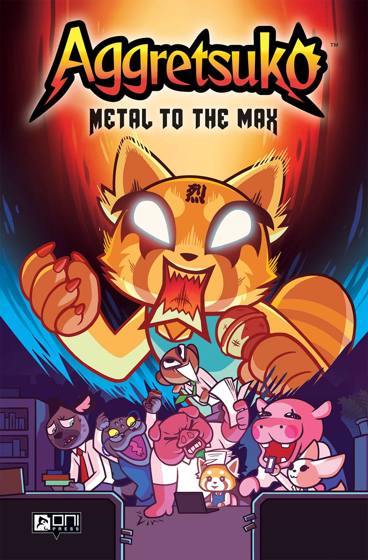 Book cover of Aggretsuko: Metal To The Max by Daniel Barnes, D.J. Kirkland (Illus.), Brenda Hickey (With)