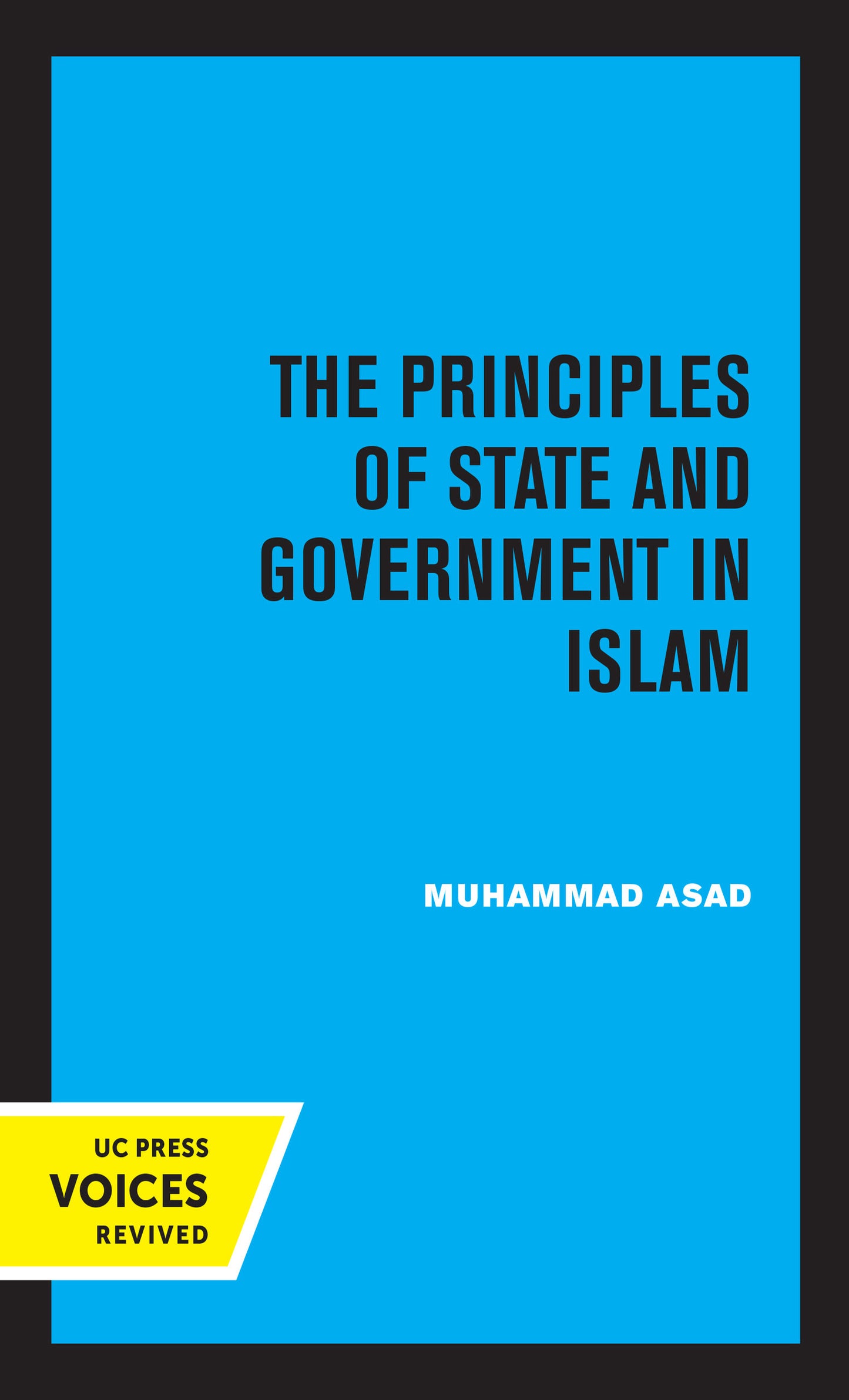 Book cover of Principles of State and Government in Islam by Muhammad Asad