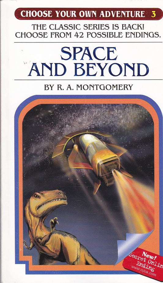 Book cover of Space And Beyond by R.A. Montgomery, Vorrarit Pornkerd (Illus.), Sasiprapa Yaweera (Illus.), Jintanan Donploypetch (Illus.)