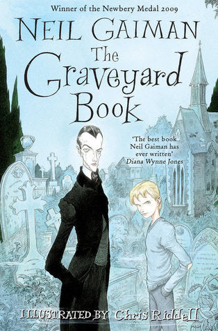 Book cover of The Graveyard Book by Neil Gaiman, Chris Riddell (Illus.)
