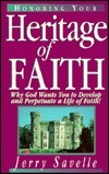 Book cover of Honoring Your Heritage of Faith by Jerry Savelle