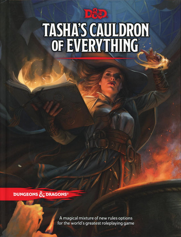 Book cover of Tasha’s Cauldron Of Everything by Wizards of the Coast