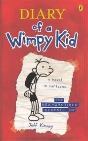 Book cover of Diary Of A Wimpy Kid by Jeff Kinney
